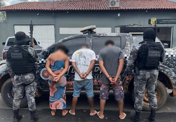 Presos pela PM em São Raimundo Nonato