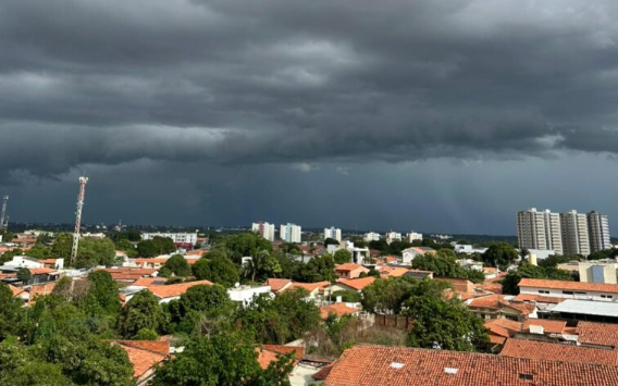 Previsão indica risco de chuvas intensas e ventos fortes no extremo Sul do Piauí