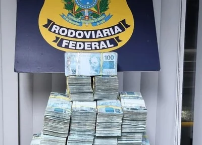 PRF apreende R$ 2 milhões em espécie