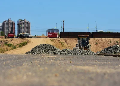 Primeira etapa de obras da Via Sul