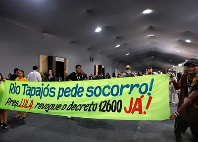Protesto de indígenas