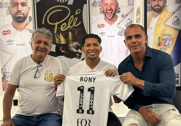 Rony, reforço do Santos, usará a camisa 11