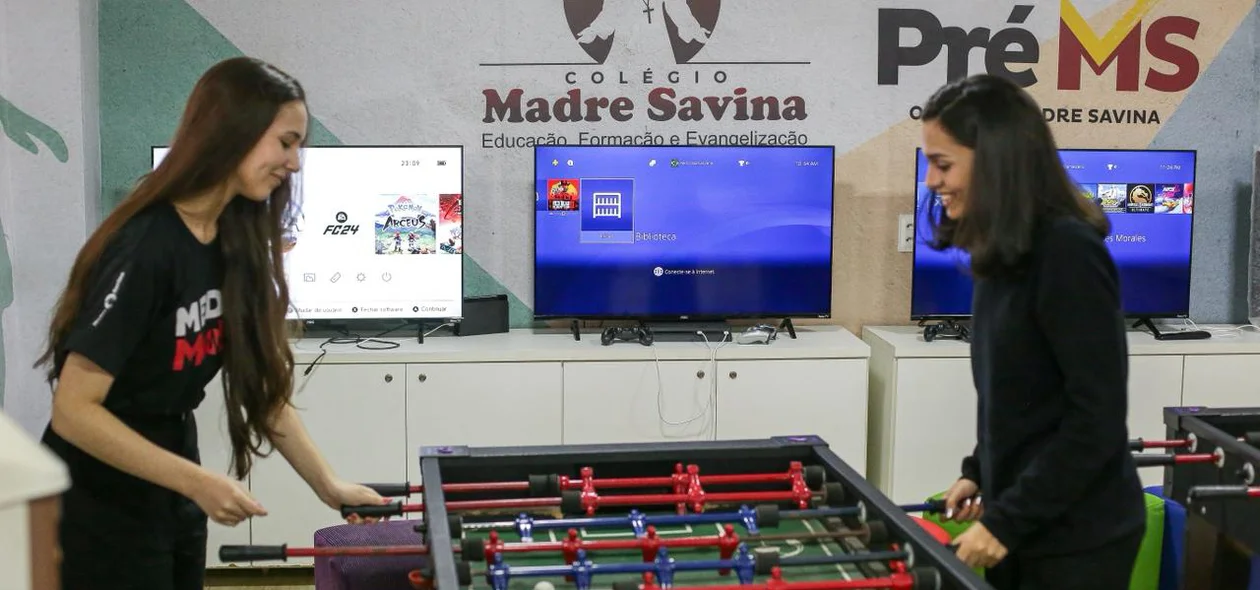 Sala de jogos da escola Madre Savina