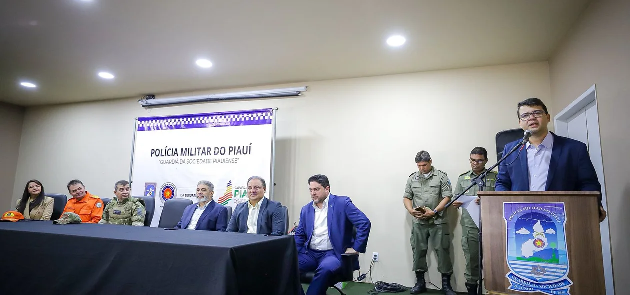 Secretaria Nacional de Segurança Pública entregou armamentos para a Polícia Militar do Piauí