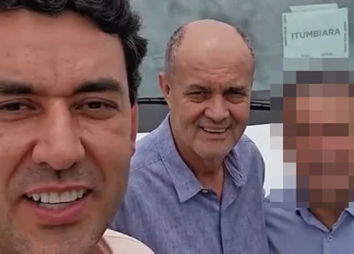 Secretário de Governo Thales Machado e prefeito de Itumbiara, Dione Araújo