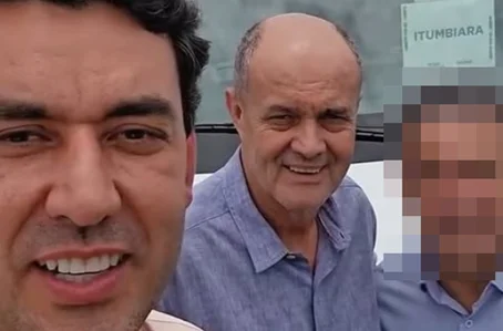 Secretário de Governo Thales Machado e prefeito de Itumbiara, Dione Araújo
