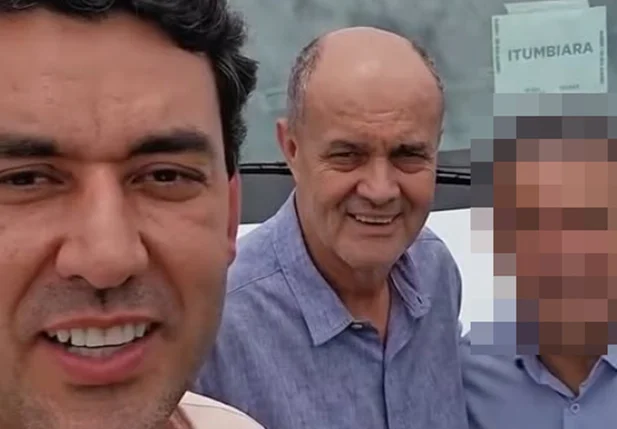 Secretário de Governo Thales Machado e prefeito de Itumbiara, Dione Araújo