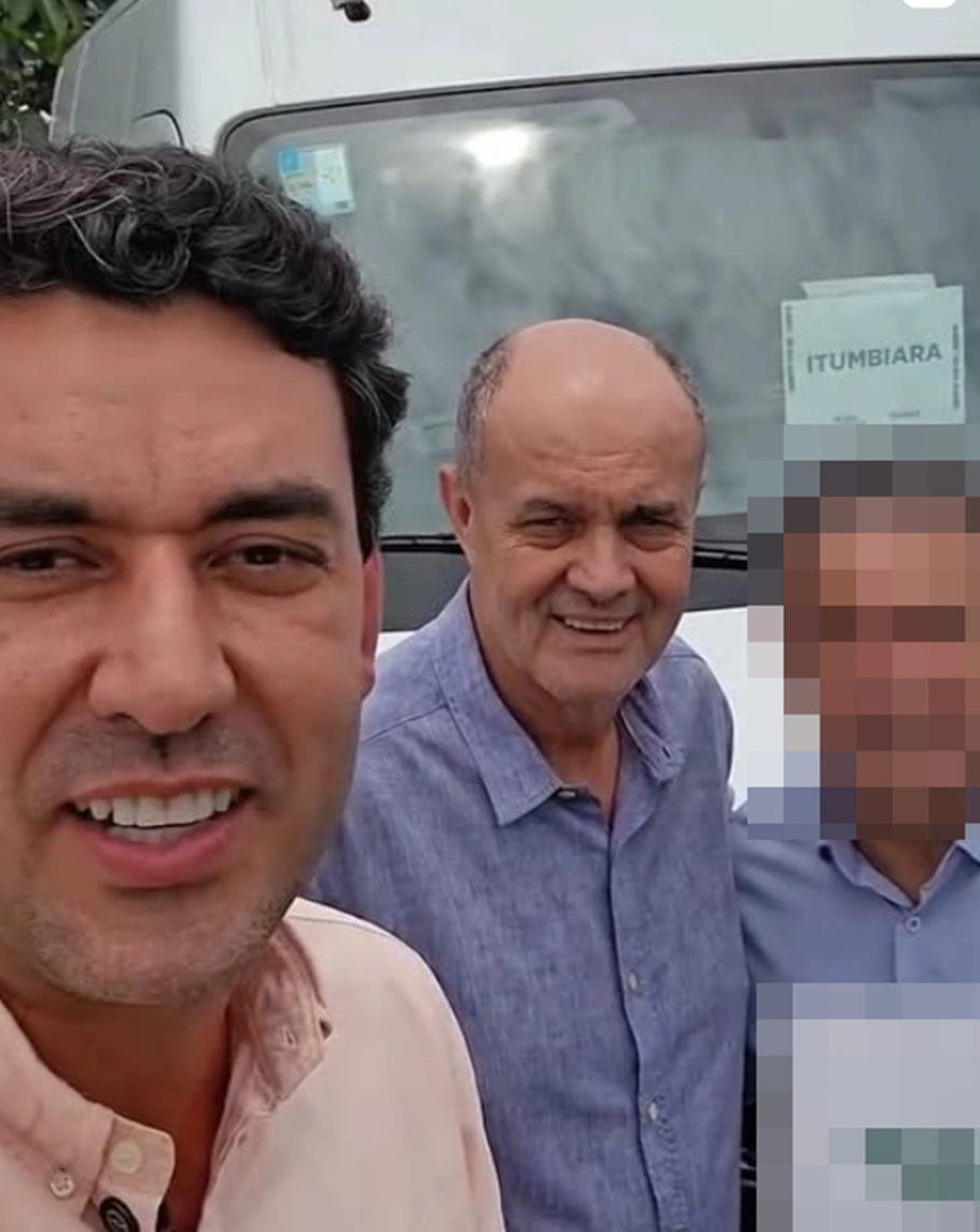 Secretário de Governo Thales Machado e prefeito de Itumbiara, Dione Araújo