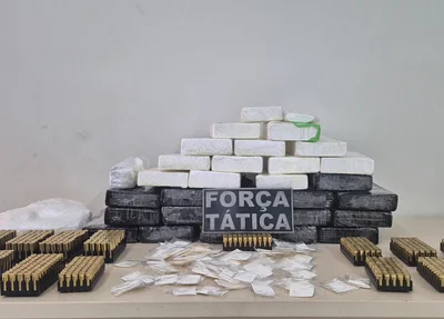 Skank e cocaína foram apreendidos com o adolescente