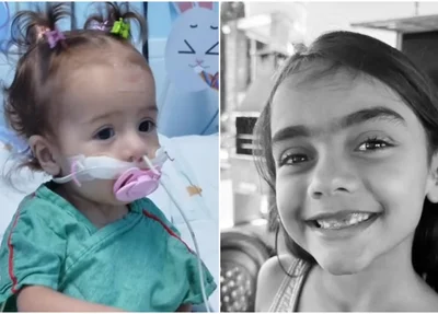 Sophia Vitória recebeu coração doado por Marina Ferreira
