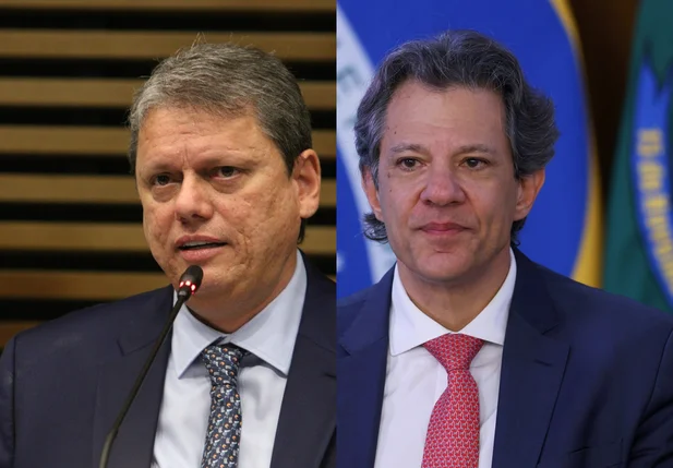 Tarcísio de Freitas e Fernando Haddad
