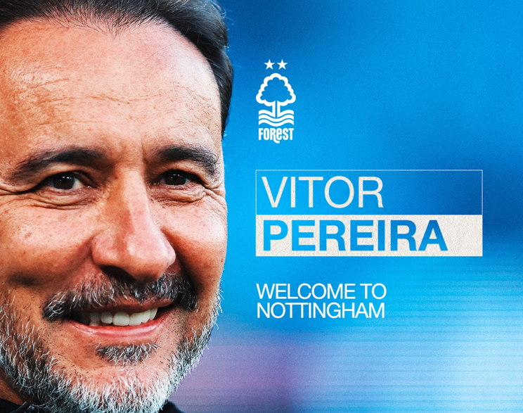 Vítor Pereira é anunciado como novo técnico do Nottingham Forest