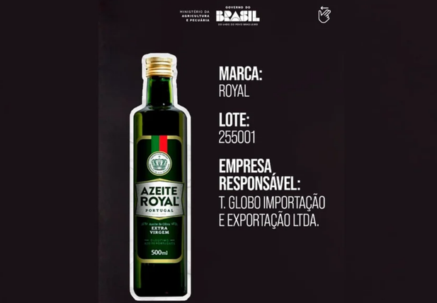 Anvisa proíbe lote de azeite por fraude na composição