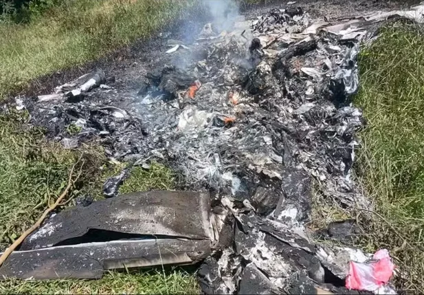 Avião caiu no município de Rio Claro