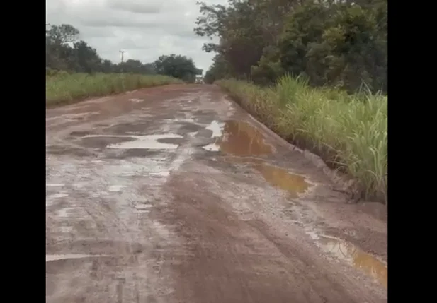 BR 343 entre Jerumenha e Floriano