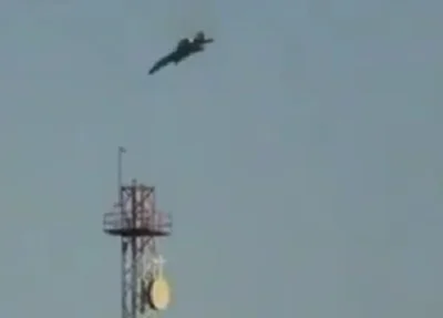 Caça abatido pelas forças do Kuwait