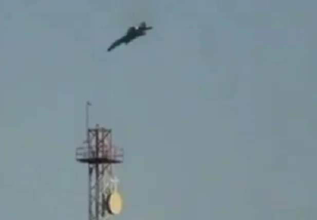 Caça abatido pelas forças do Kuwait