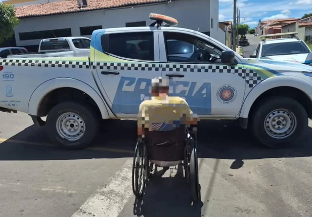 Cadeirante foi preso acusado de ameaça e assédio em Pio IX