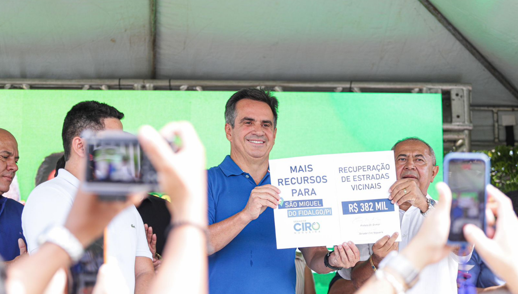 Ciro Nogueira anuncia mais de R$ 2 milhões em investimentos para São Miguel do Fidalgo