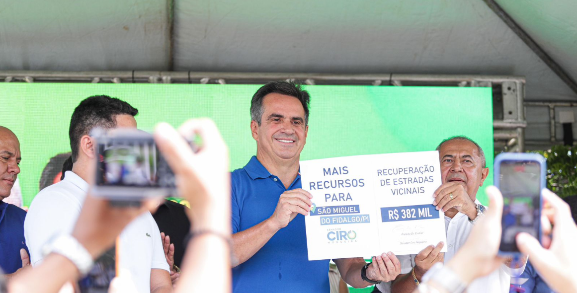 Ciro Nogueira anuncia mais de R$ 2 milhões em investimentos para São Miguel do Fidalgo
