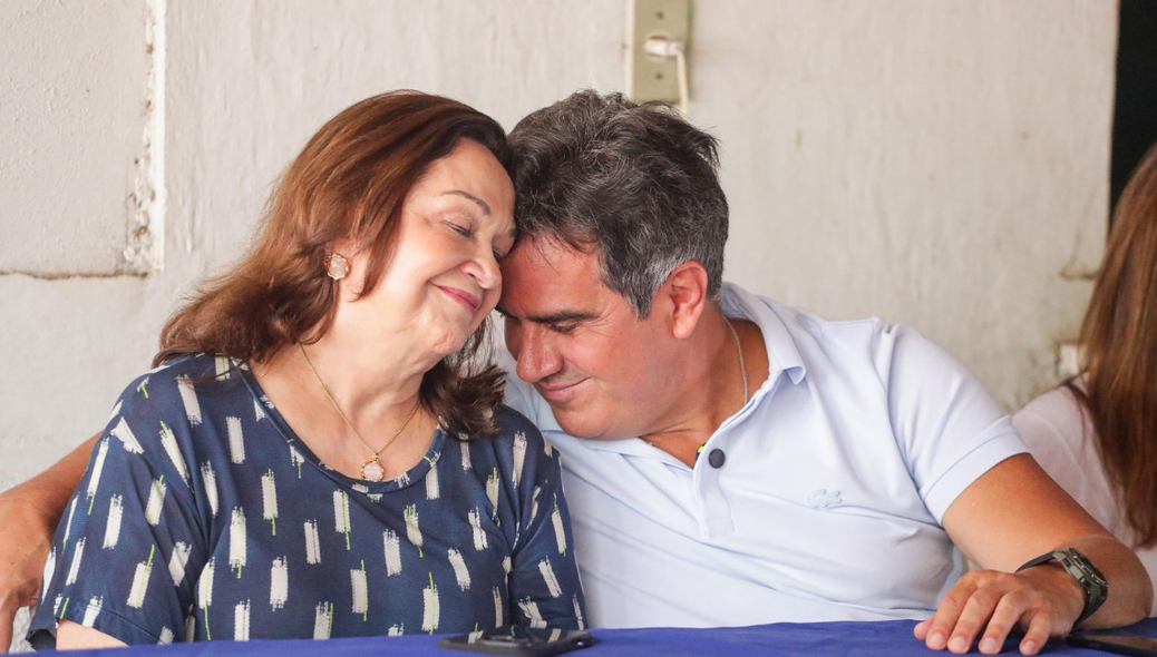 Ciro Nogueira com a mãe, Eliane Nogueira