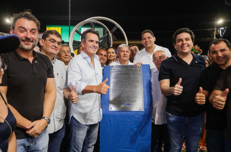 Ciro Nogueira inaugura obra e anuncia novos investimentos em São Miguel do Tapuio