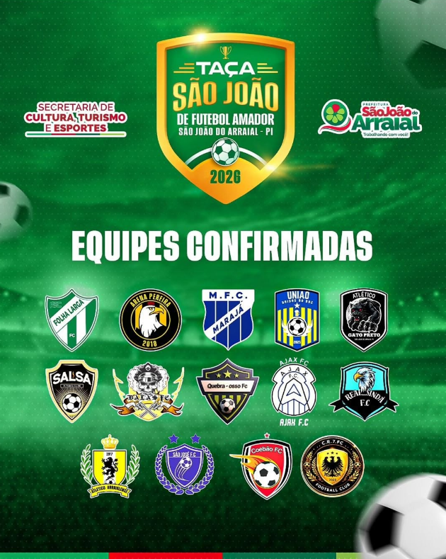 Com 14 times, Taça São João de Futebol Amador 2026 começa neste fim de semana