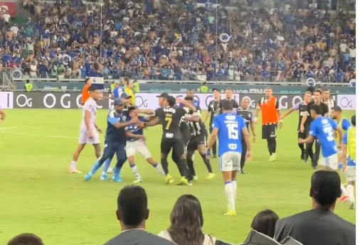 Confusão generalizada em final do Campeonato Mineiro