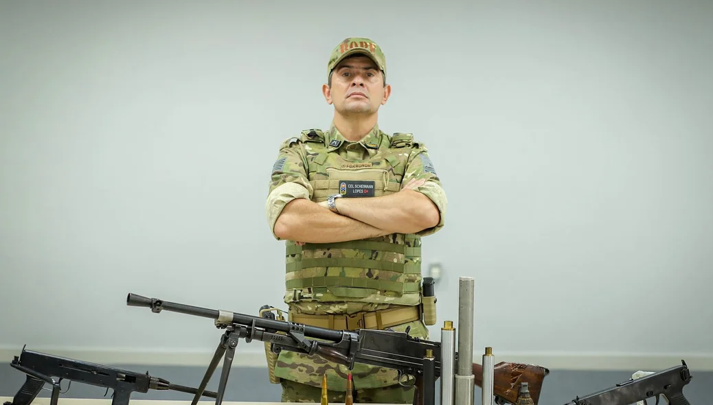 Coronel Scheiwann Lopes, comandante geral da PM -PI