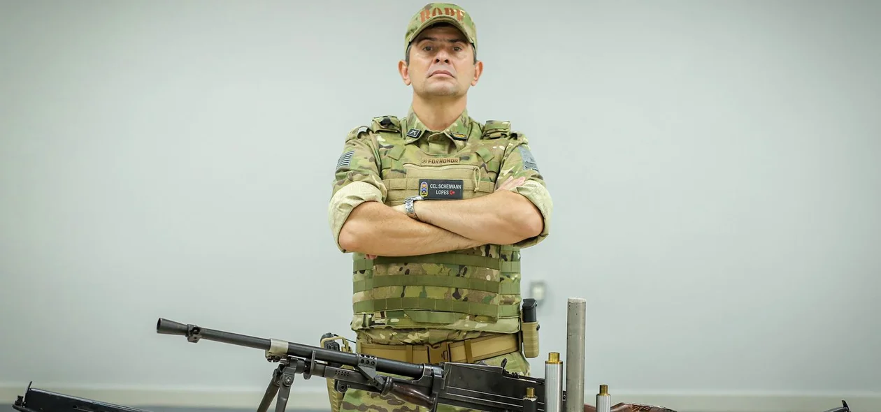 Coronel Scheiwann Lopes, comandante geral da PM -PI