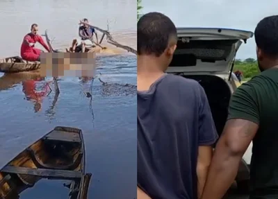 Corpo é encontrado no Rio Parnaíba. Suspeitos de homicídio são presos