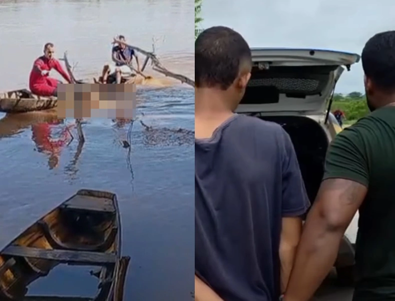 Corpo é encontrado no Rio Parnaíba. Suspeitos de homicídio são presos