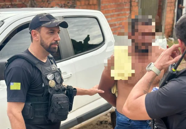 Cumprimento de mandado pela equipe do DOT