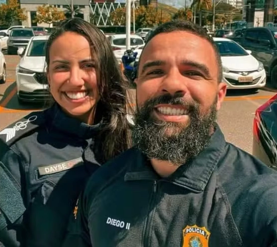 Dayse Barbosa e o namorado