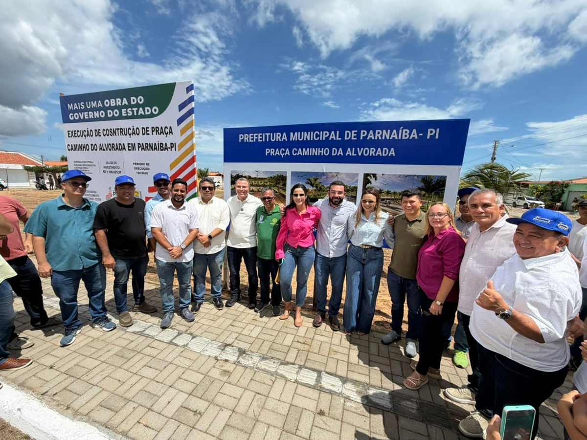 Deputado Rubens Vieira e prefeito Francisco Emanuel entregam obras de infraestrutura em Parnaíba