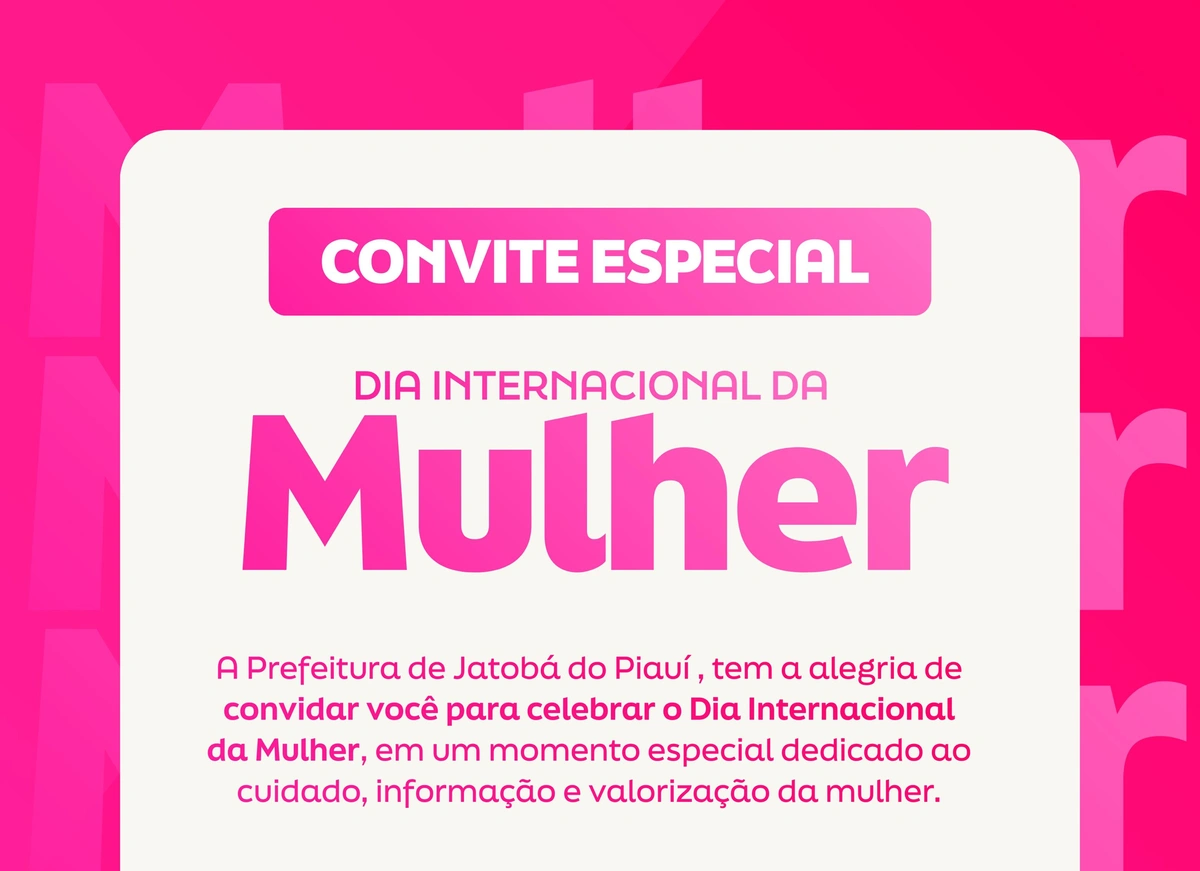 Dia da Mulher em Jatobá do Piauí