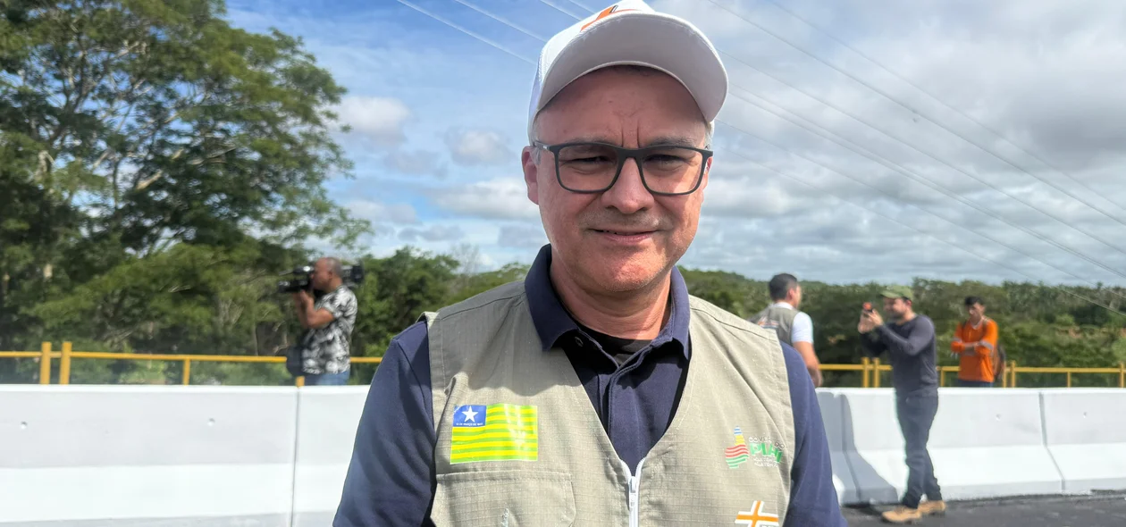 Diretor de Engenharia do DER-PI explica serviço de melhorias na Ponte Leonel Brizola