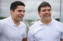 Diretor do DER, Leonardo Sobral, e o governador Rafael Fonteles