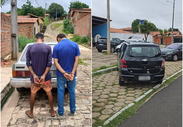 Dois homens foram presos acusados de roubar esposa e filha de pastor em Teresina