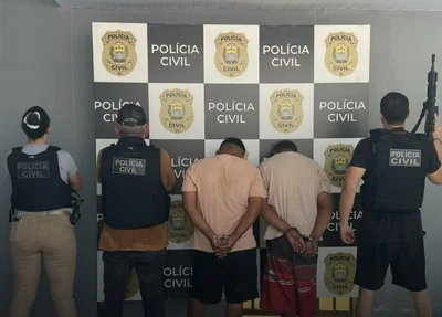 Dois homens foram presos em operação que desmontou ponto de venda de drogas ligado ao Bonde dos 40