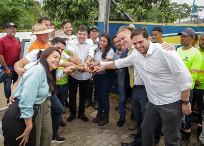 Entrega da revitalização da Ponte do Mocambinho
