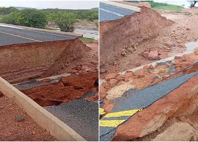 Estrada que liga Castelo do Piauí ao Cânion do Rio Poti