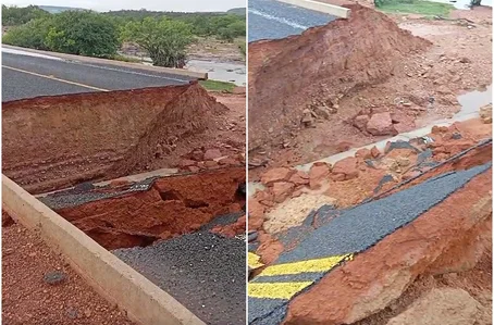 Estrada que liga Castelo do Piauí ao Cânion do Rio Poti