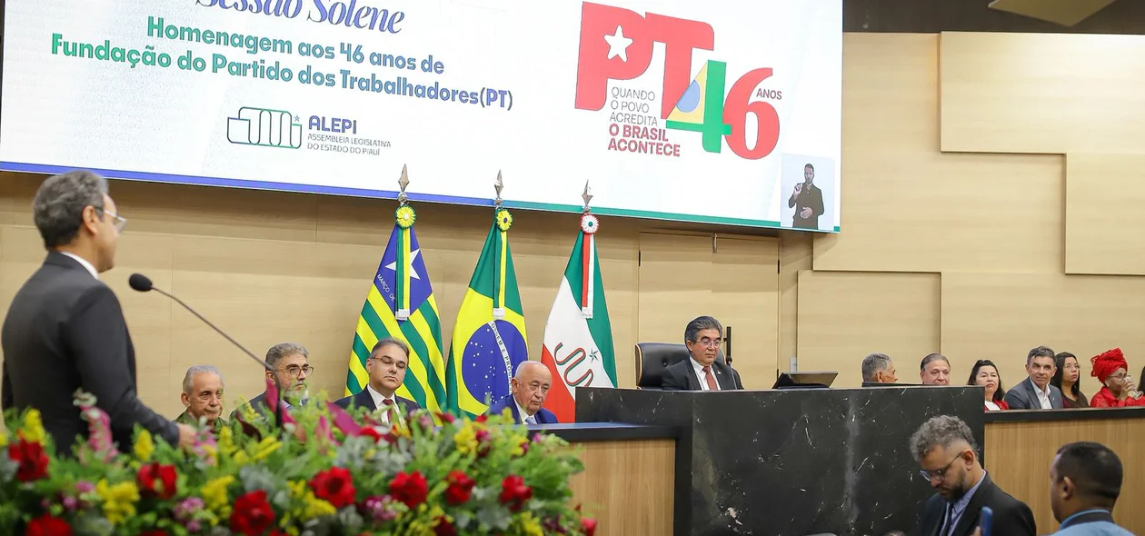Evento em homenagem ao PT
