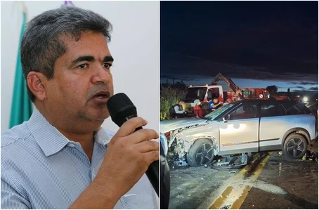 Ex-prefeito Gladson Murilo sofre acidente na BR 135. Duas pessoas morreram