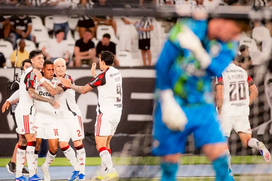 Flamengo vence Botafogo no Brasileirão