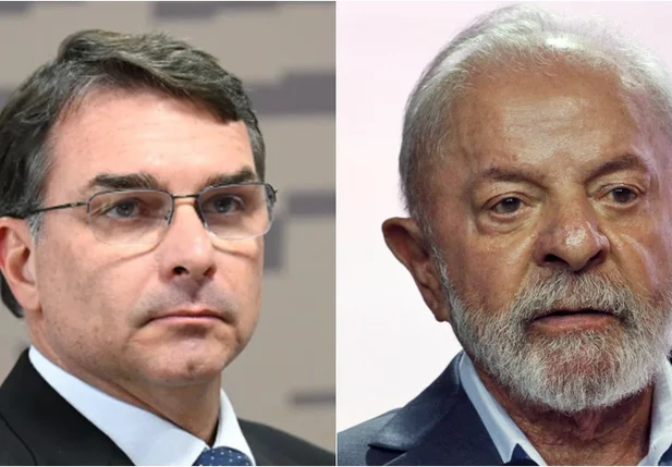Flávio Bolsonaro e Lula
