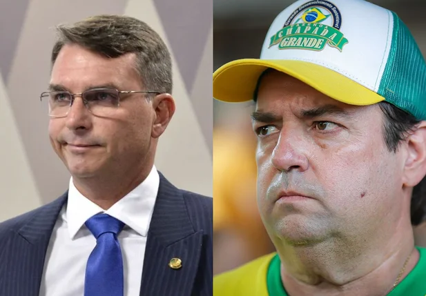 Flávio Bolsonaro e Tiago Junqueira