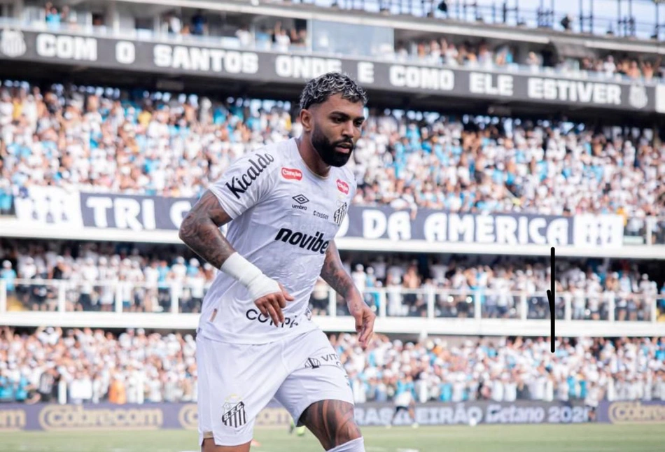 Gabigol pelo Santos