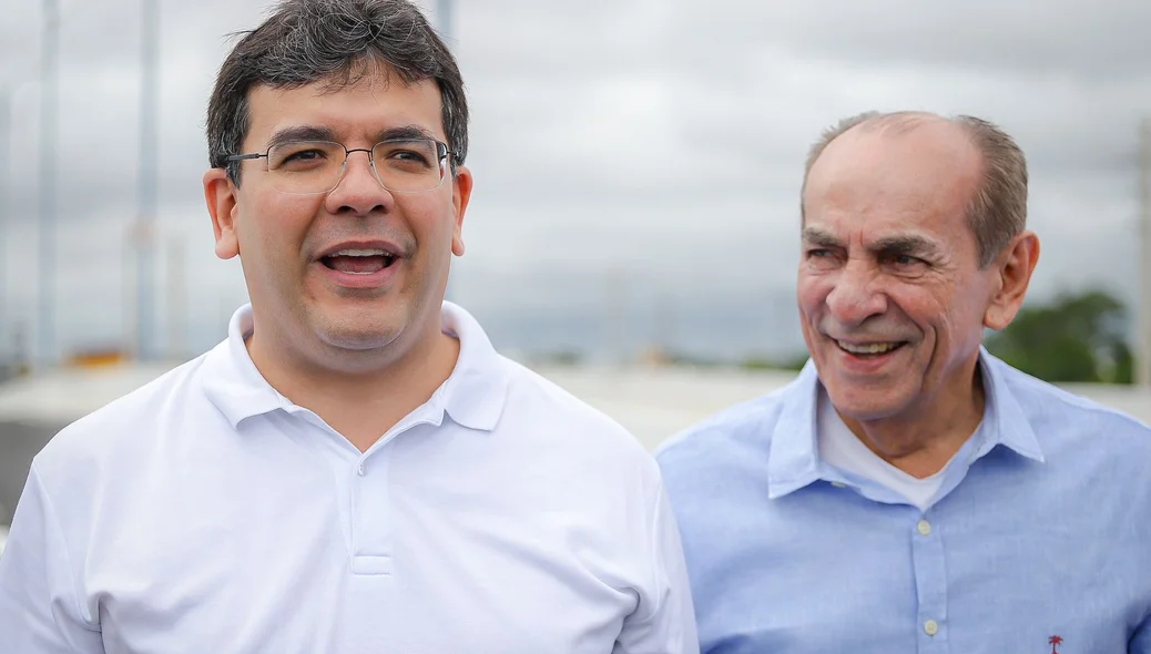 Governador Rafael Fonteles e senador Marcelo Castro
